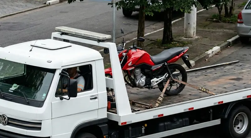 Reboque de moto em Betim – guincho especializado para motocicletas